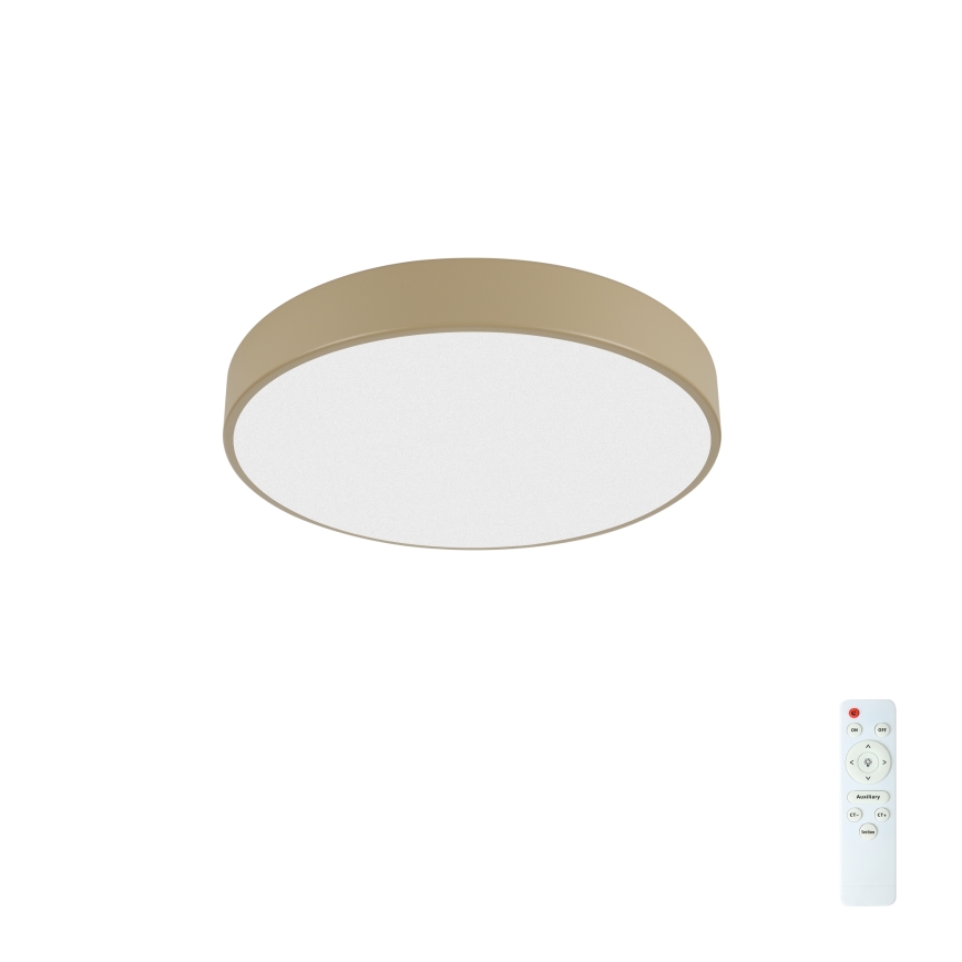 Brilagi - Dæmpbar LED-loftlampe POOL LED/36W/230V 3000-6000K Ø 30 cm beige + fjernbetjening