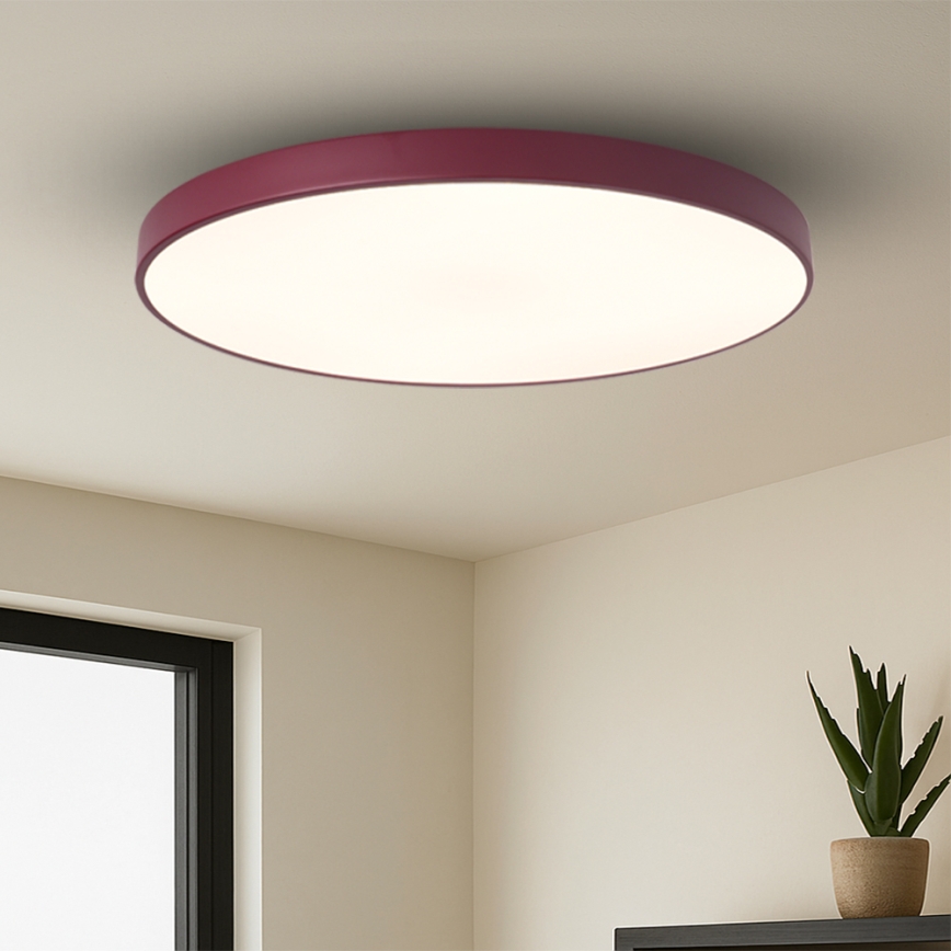 Brilagi - Dæmpbar LED-armatur POOL SMART LED/128W/230V Ø 100 cm Wi‑Fi Tuya + fjernbetjening bordeaux