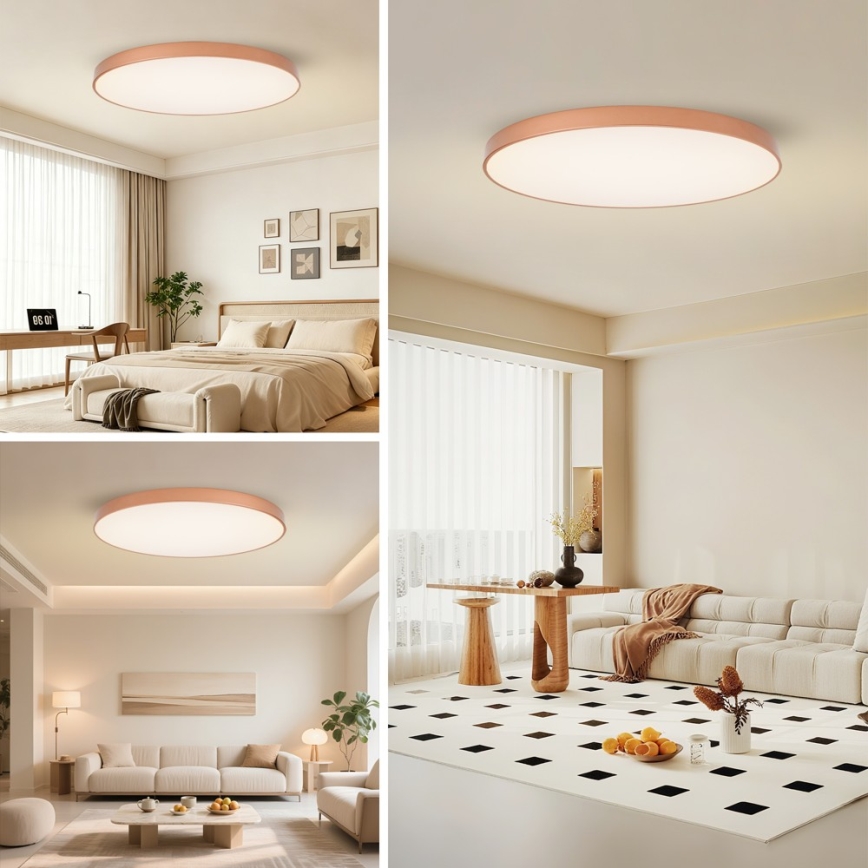 BRILAGI - Dæmpbar LED-loftlampe POOL SMART LED/180W/230V 3000-6000K 120 cm bronze Wi-Fi Tuya + fjernbetjening