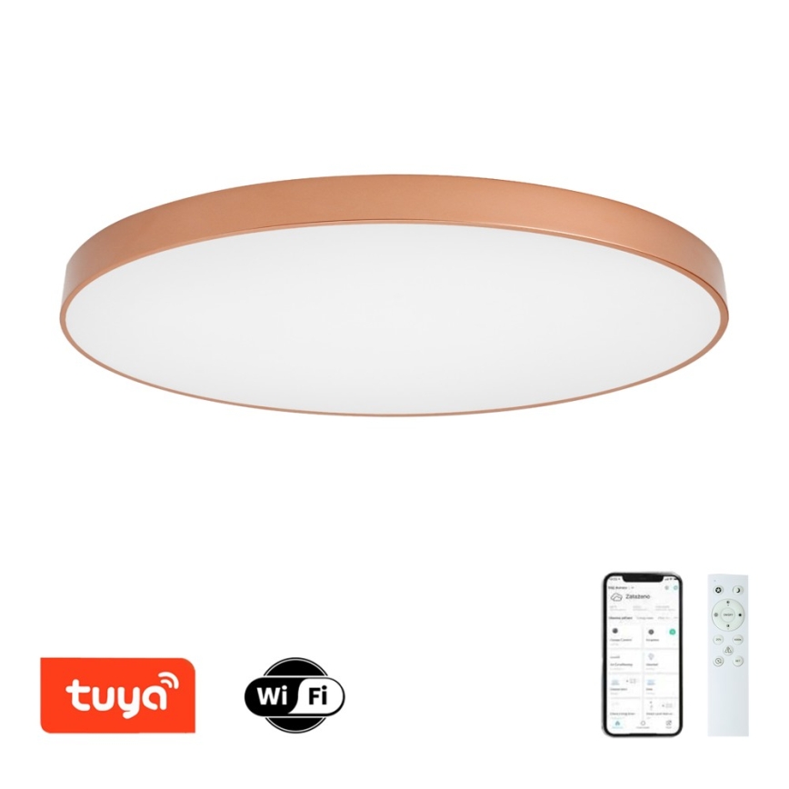 BRILAGI - Dæmpbar LED-loftlampe POOL SMART LED/180W/230V 3000-6000K 120 cm bronze Wi-Fi Tuya + fjernbetjening