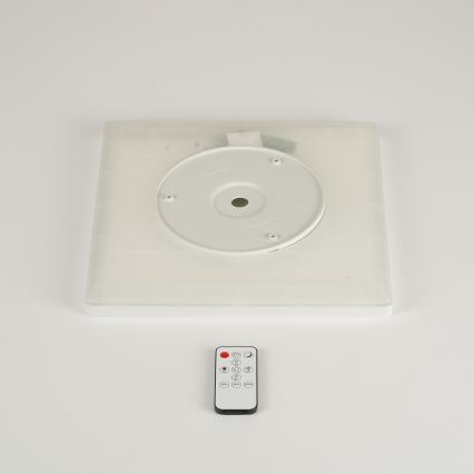 Brilagi - LED Dæmpbar Loftlampe ULTRA SLIM LED/18W/230V 2700-6500K 30x30 cm hvid + fjernbetjening