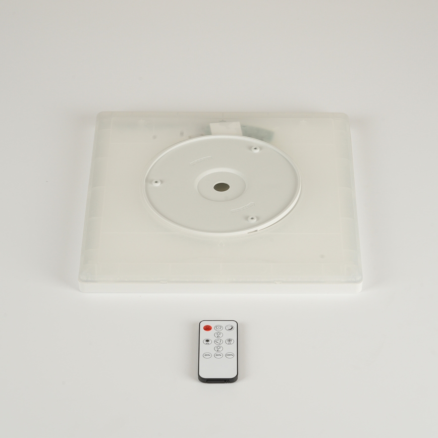 Brilagi - LED Dæmpbar Loftlampe ULTRA SLIM LED/18W/230V 2700-6500K 30x30 cm hvid + fjernbetjening