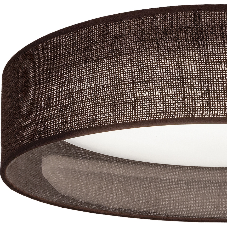 Brilagi - LED-dæmpbar loftlampe VELVET SMART VARI LED/36W/230V 3000-6500K Ø 55 cm brun inkl. fjernbetjening