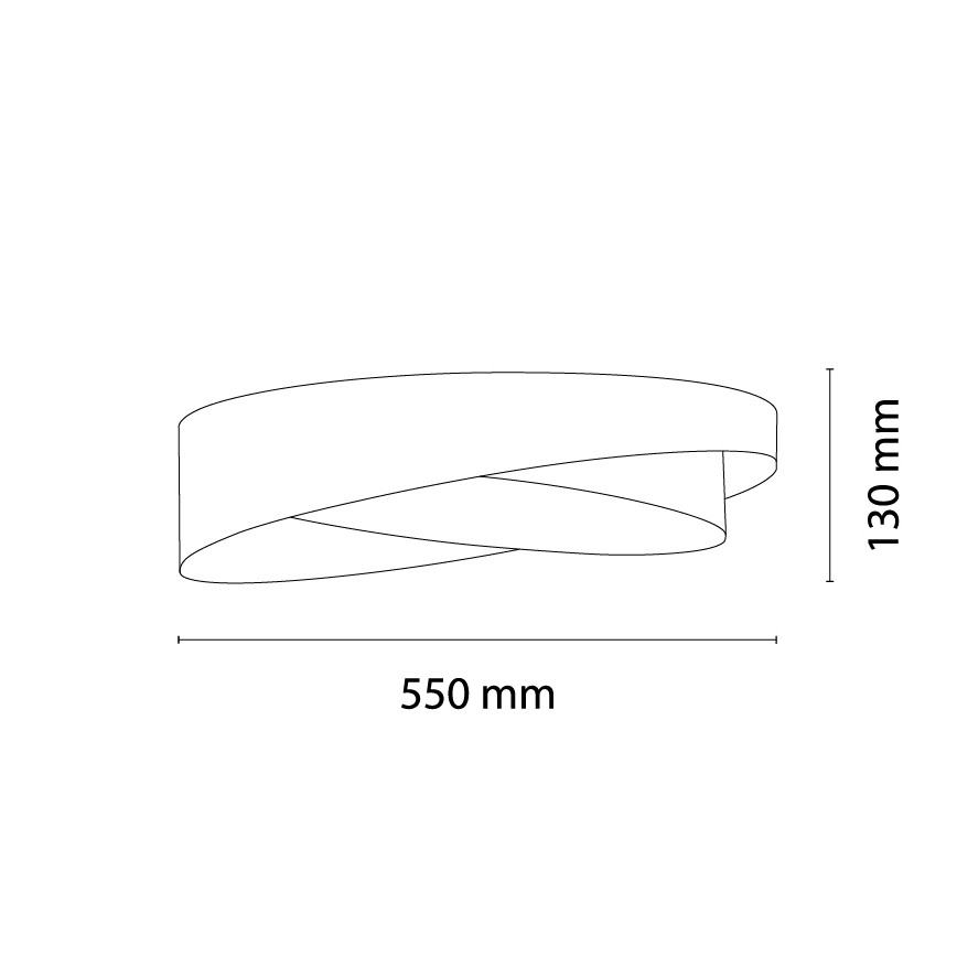 BRILAGI - LED dæmpbar loftlampe VELVET TWIST LED/36W/230V 3000-6000K Ø 65 cm Wi-Fi Tuya Beacon beige + fjernbetjening