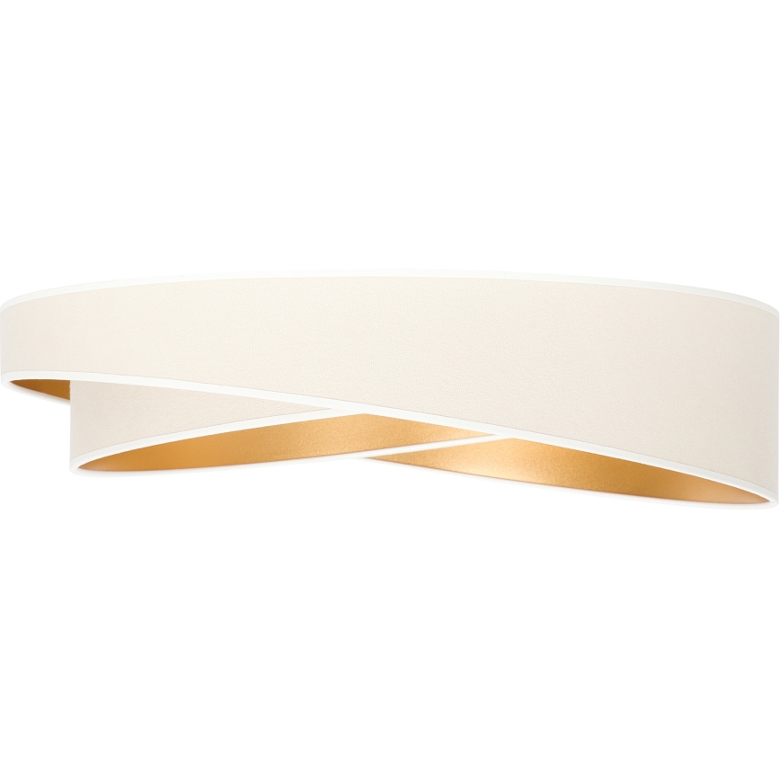 BRILAGI - LED dæmpbar loftlampe VELVET TWIST LED/36W/230V 3000-6000K Ø 65 cm Wi-Fi Tuya Beacon hvid/guld + fjernbetjening