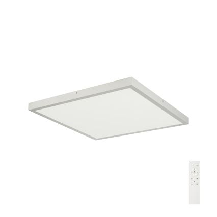 Brilagi - LED Dæmpbar badeværelsesloftlampe FRAME SMART LED/50W/230V 60x60 cm 3000-6000K IP44 sølv + fjernbetjening
