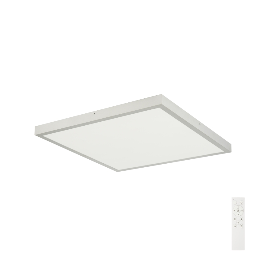 Brilagi - LED Dæmpbar badeværelsesloftlampe FRAME SMART LED/50W/230V 60x60 cm 3000-6000K IP44 sølv + fjernbetjening