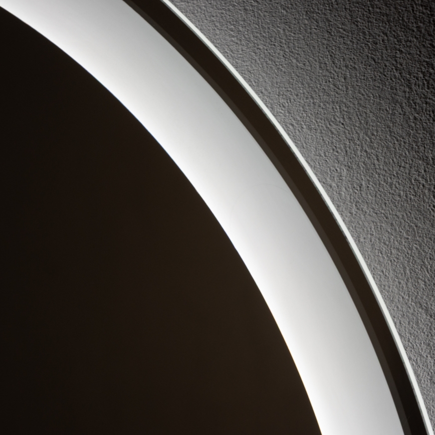 Brilagi - LED opvarmet badeværelsesspejl AVA ECO LED/11,5W/230V Ø 60 cm IP44 CRI 90 dæmpbar + CCT