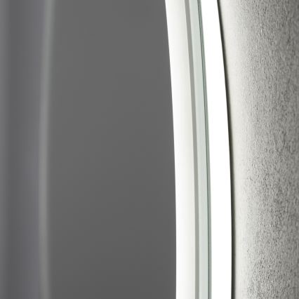 Brilagi - LED opvarmet badeværelsesspejl AVA ECO LED/11,5W/230V Ø 60 cm IP44 CRI 90 dæmpbar + CCT