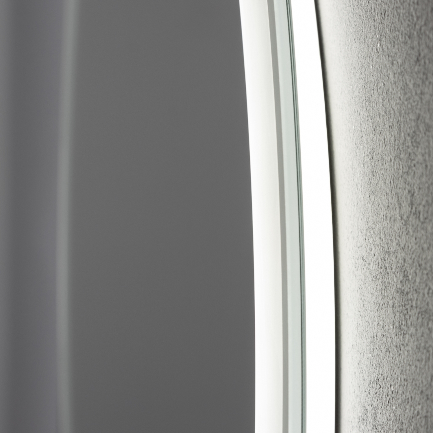 Brilagi - LED opvarmet badeværelsesspejl AVA ECO LED/11,5W/230V Ø 60 cm IP44 CRI 90 dæmpbar + CCT