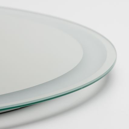 Brilagi - LED opvarmet badeværelsesspejl AVA ECO LED/11,5W/230V Ø 60 cm IP44 CRI 90 dæmpbar + CCT