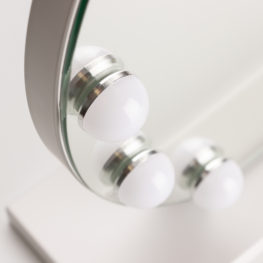 Brilagi - LED Dæmpbart make-up spejl HOLLYWOOD LED/12W/230V 3000/4000/6500K