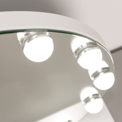 Brilagi - LED Dæmpbart make-up spejl HOLLYWOOD LED/12W/230V 3000/4000/6500K