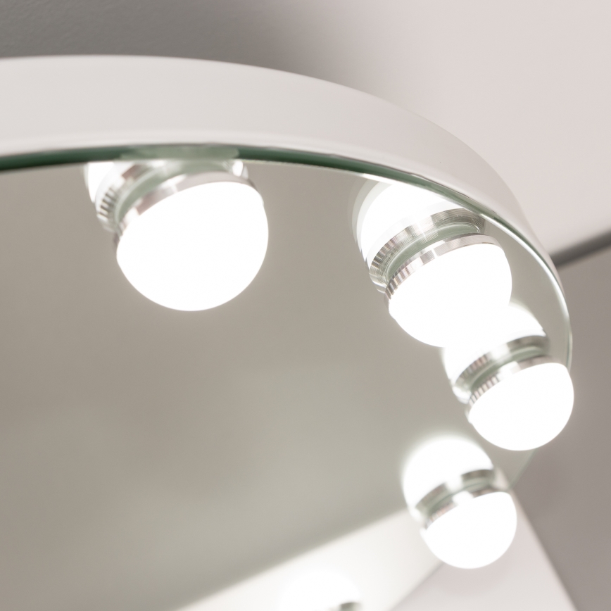 Brilagi - LED Dæmpbart make-up spejl HOLLYWOOD LED/12W/230V 3000/4000/6500K