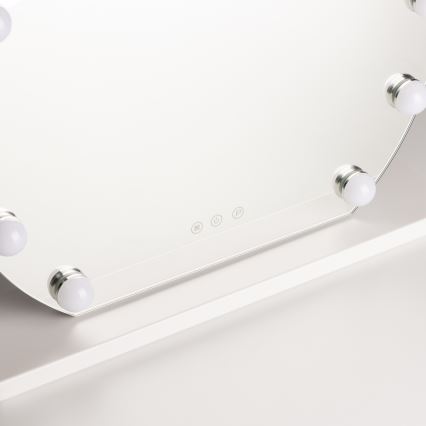Brilagi - LED Dæmpbart make-up spejl HOLLYWOOD LED/12W/230V 3000/4000/6500K