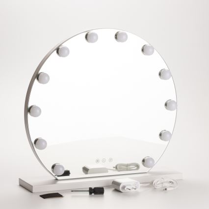 Brilagi - LED Dæmpbart make-up spejl HOLLYWOOD LED/12W/230V 3000/4000/6500K
