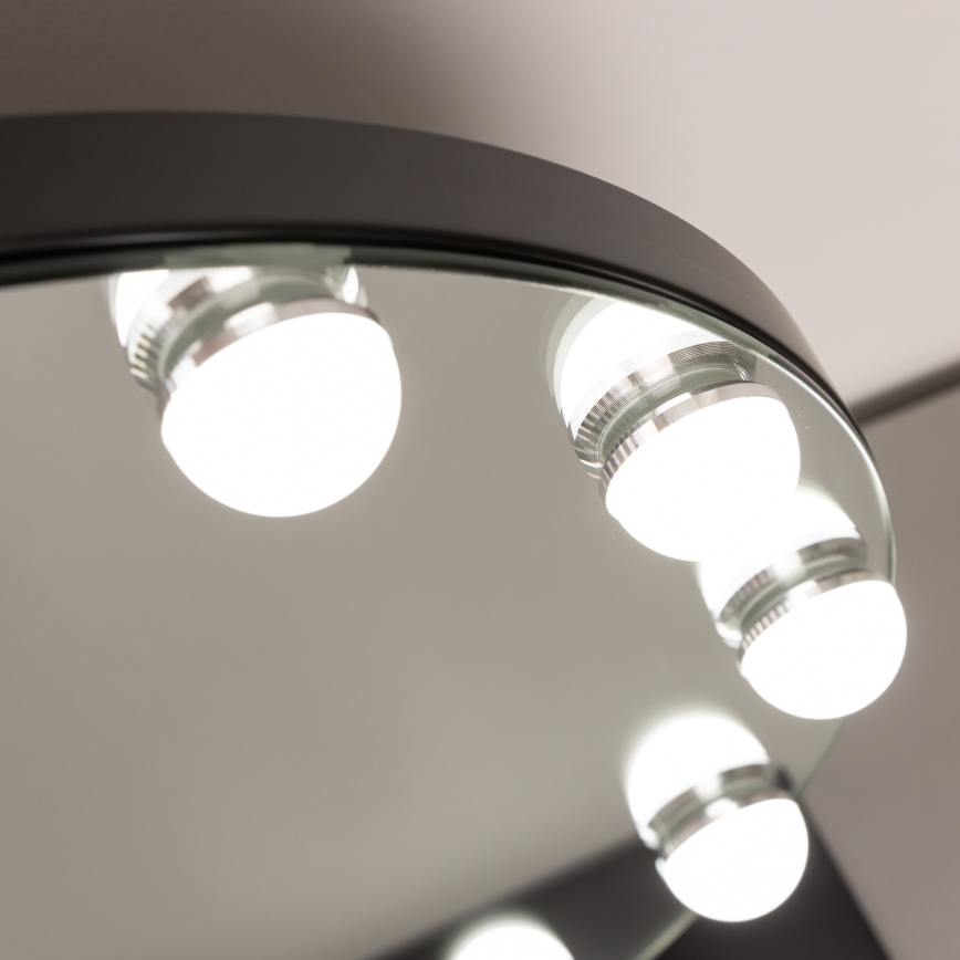 Brilagi - LED Dæmpbart make-up spejl HOLLYWOOD LED/12W/230V 3000/4000/6500K