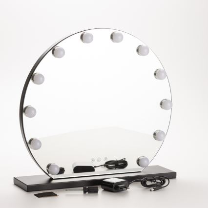 Brilagi - LED Dæmpbart make-up spejl HOLLYWOOD LED/12W/230V 3000/4000/6500K