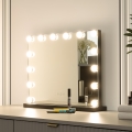 Brilagi - LED Dæmpbart Hollywood Makeup Spejl LED/15W/230V 3000/4000/6500K