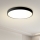 Brilagi - LED Dæmpbart Loftlampe POOL LED/60W/230V 3000-6000K Ø 60 cm sort + afstandsbetjening