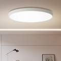 Brilagi - LED Dæmpbart Loftlampe POOL SMART LED/128W/230V 3000-6000K Ø 100 cm Wi-Fi Tuya Hvid + fjernbetjening