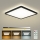 Brilagi - LED Dæmpbart loftlampe ULTRA SLIM LED/18W/230V 2700-6500K 30x30 cm sort + fjernbetjening