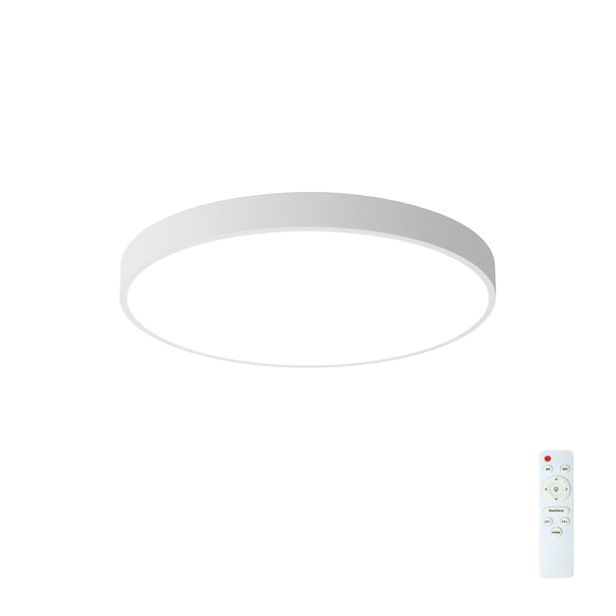 Brilagi - LED Dæmpbart loftlys POOL LED/60W/230V 3000-6000K Ø 60 cm hvid + fjernbetjening