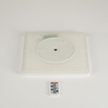 Brilagi - LED dæmpbart lysarmatur med bevægelses- og skumsensor ULTRA SLIM LED/18W/230V 30x30 cm + fjernbetjening