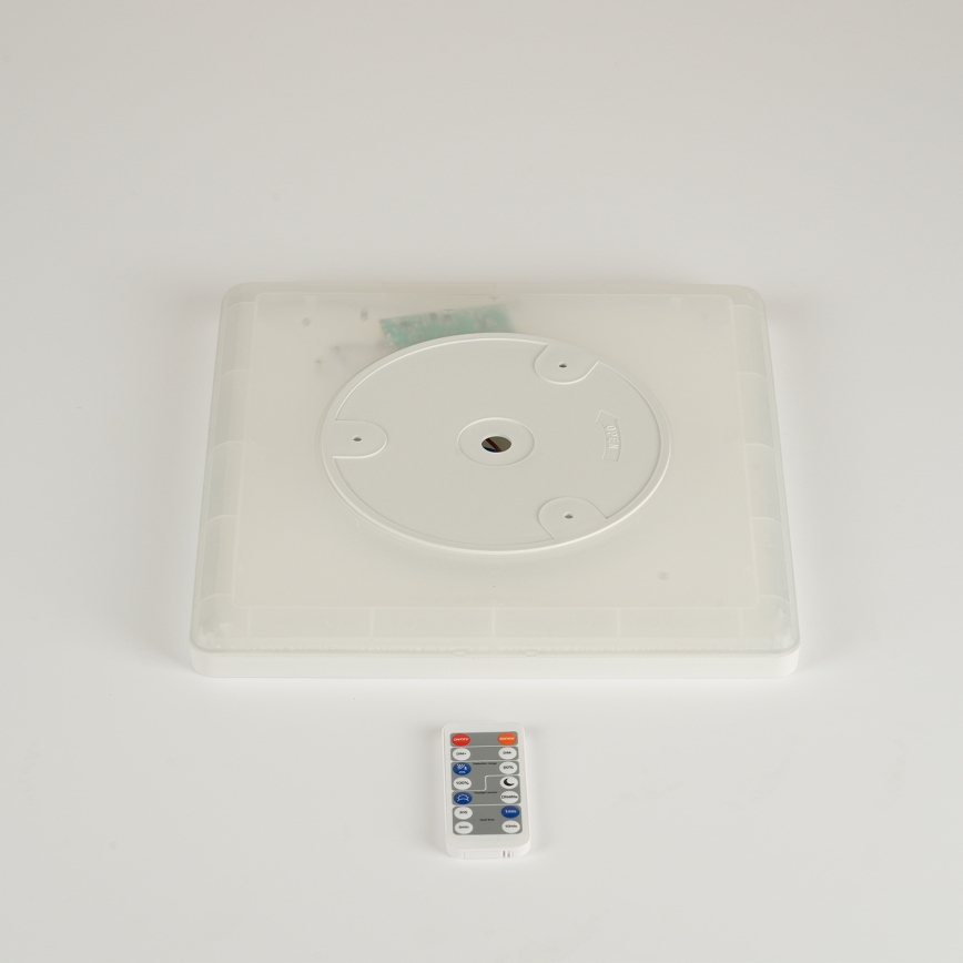 Brilagi - LED dæmpbart lysarmatur med bevægelses- og skumsensor ULTRA SLIM LED/18W/230V 30x30 cm + fjernbetjening