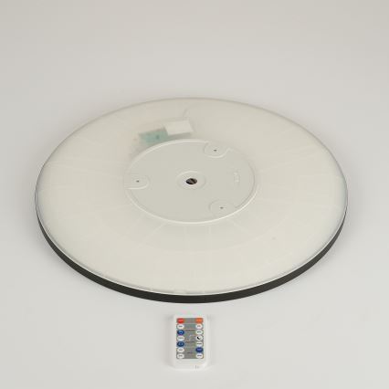 Brilagi - LED dæmpbart lysarmatur med bevægelses- og skumringssensor ULTRA SLIM LED/24W/230V Ø 42 cm + fjernbetjening