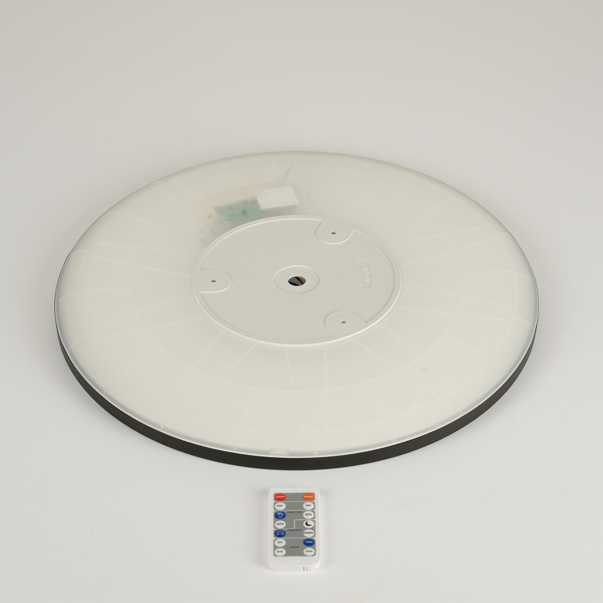 Brilagi - LED dæmpbart lysarmatur med bevægelses- og skumringssensor ULTRA SLIM LED/24W/230V Ø 42 cm + fjernbetjening