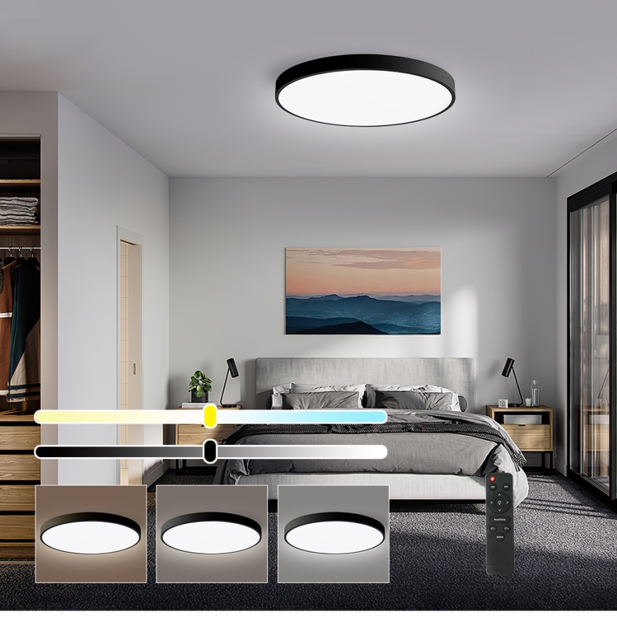 Brilagi - LED dæmpbart loftlys POOL SMART LED/60W/230V 3000-6000K 50 cm + fjernbetjening