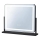 Brilagi - LED-dæmpbart make-up-spejl ARIZONA LED/25W/230V 3000/4000/6500K 55x44 cm sort