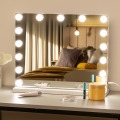 BRILAGI - LED Dæmpbart make-up-spejl HOLLYWOOD LED/15W/230V CCT + USB hvid