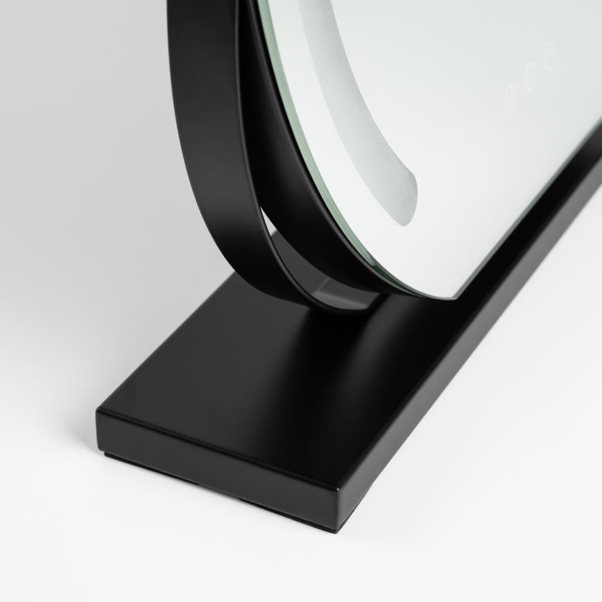 BRILAGI - Dæmpbart LED-makeup-spejl CALIFORNIA LED/14W/230V 3000/4000/6500K 44x40 cm sort