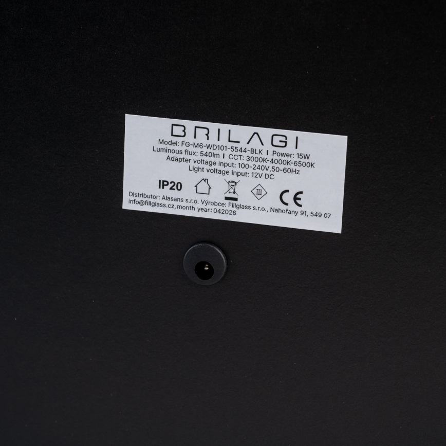 BRILAGI - Dæmpbart LED-makeup-spejl CALIFORNIA LED/22W/230V 3000/4000/6500K 58x43 cm hvid