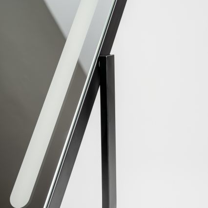 BRILAGI - LED-dæmpbart makeup-spejl CALIFORNIA LED/22W/230V 3000/4000/6500K 58x43 cm sort