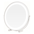 Brilagi - LED-dæmpbart makeup-spejl FLORIDA LED/17W/230V 3000/4000/6500K Ø 42 cm hvid