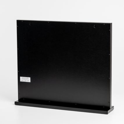 BRILAGI - LED dæmpbart make-up-spejl HOLLYWOOD LED/15W/230V CCT + 2x USB 60x50 cm sort