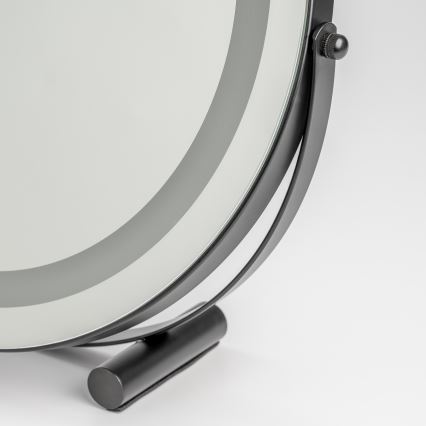 BRILAGI - LED dæmpbar makeup-spejl CALIFORNIA LED/17W/230V 3000/4000/6500K Ø 42 cm sort