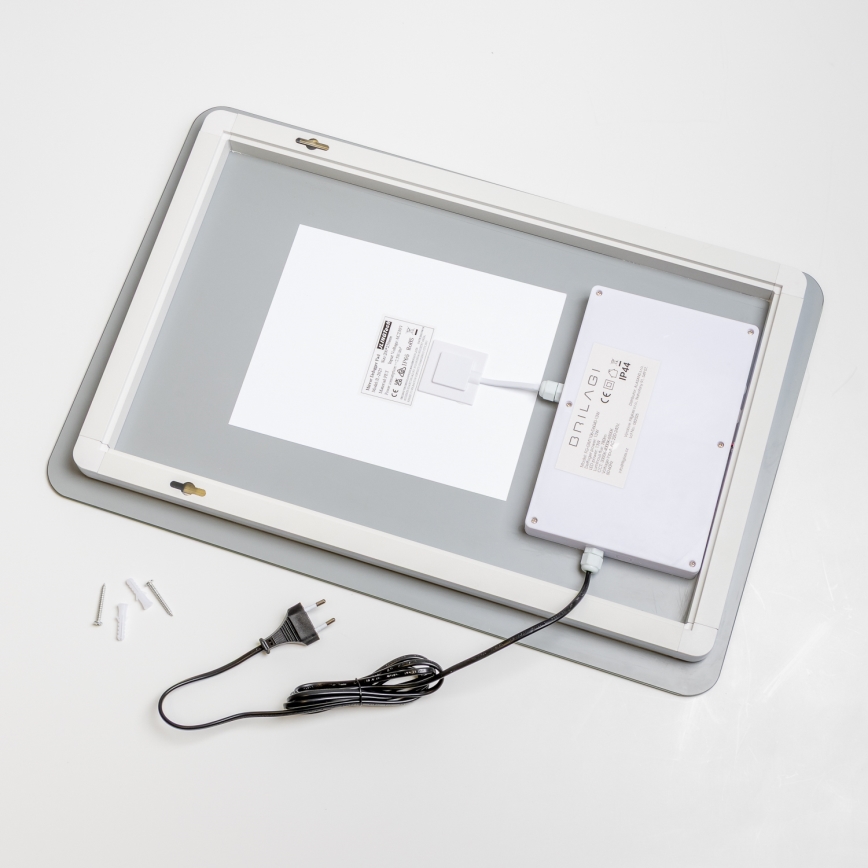 Brilagi - LED-opvarmet badeværelsesspejl DIANA LED/13W/230V 60x40 cm IP44 CRI 90 dæmpbar + CCT