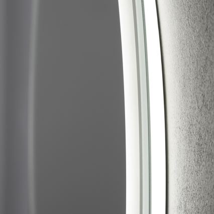 Brilagi - LED Opvarmet badeværelsesspejl AVA PRO LED/18,5W/230V Ø 60 cm IP44 CRI 90 dæmpbar + CCT