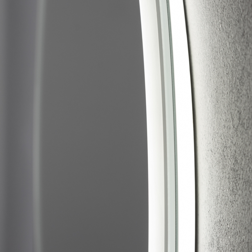 Brilagi - LED Opvarmet badeværelsesspejl AVA PRO LED/18,5W/230V Ø 60 cm IP44 CRI 90 dæmpbar + CCT