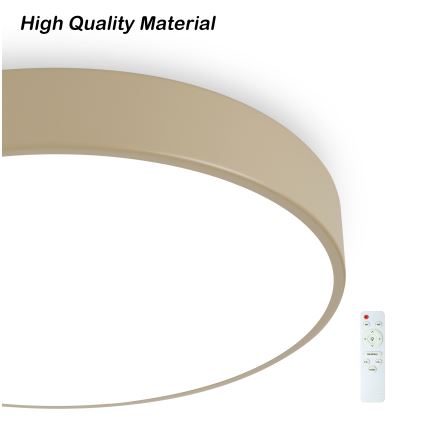 Brilagi - LED dæmpbar loftlampe POOL LED/60W/230V 3000-6000K Ø 50 cm beige + fjernbetjening