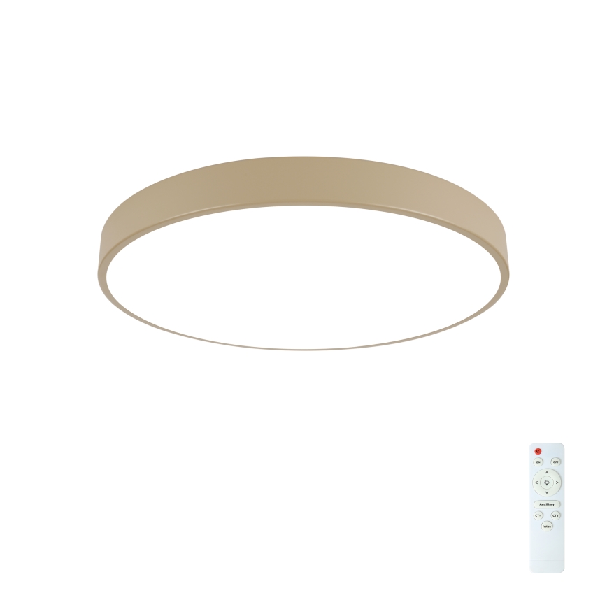 Brilagi - LED dæmpbar loftlampe POOL LED/60W/230V 3000-6000K Ø 50 cm beige + fjernbetjening