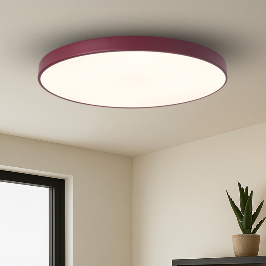 Brilagi - LED-dæmpbart poolarmatur POOL SMART LED/128W/230V Ø 100 cm 3000-6000K Wi-Fi Tuya + fjernbetjening bordeaux