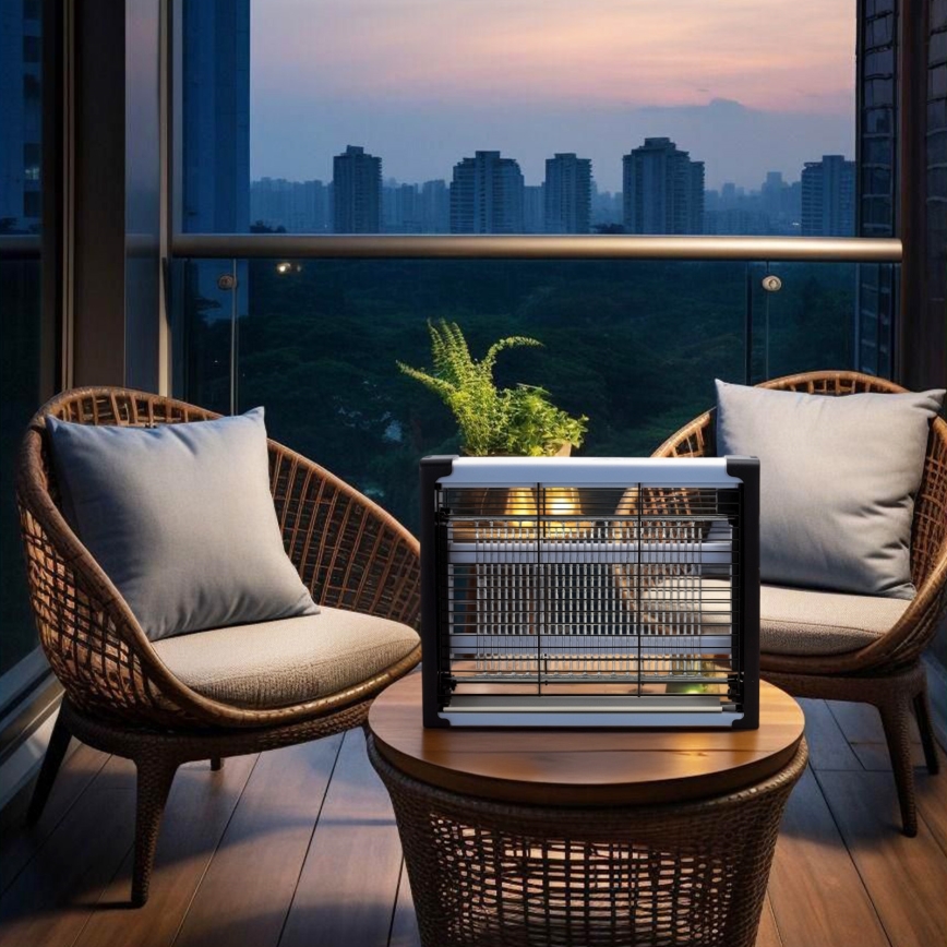 Brilagi - LED elektrisk insektfanger UV 2xLED/4W/230V 50 m2