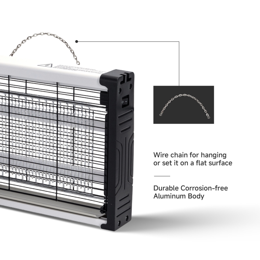Brilagi - LED elektrisk insektfanger UV 2xLED/7,5W/230V 90 m2