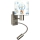 Brilagi - LED fleksibel børnevæglampe BOBO 1xE27/25W/230V + LED/3W mat krom/hvid/blå/med bamser