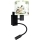 Brilagi - LED fleksibel børnevæglampe BOBO 1xE27/25W/230V + LED/3W sort/hvid/grøn/junglemotiv